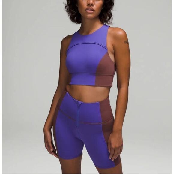 Lululemon Shorts‎ 8 Womens Hike To Swim Zip Front 6" High Rise - Picture 2 of 7